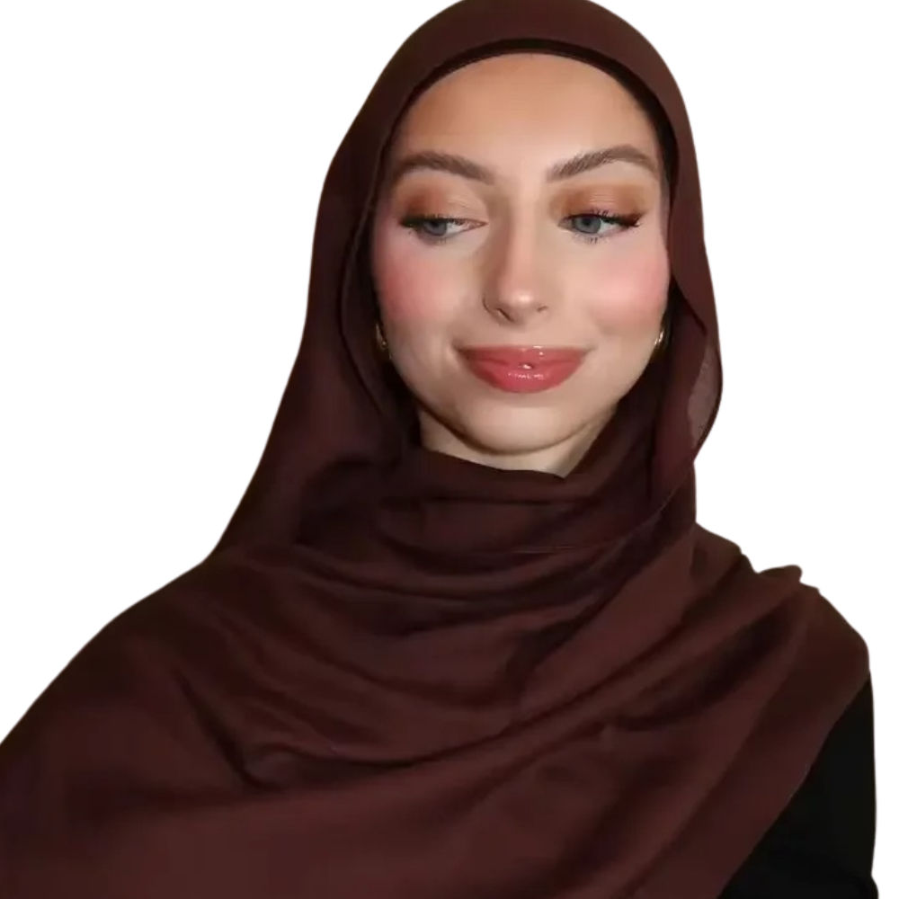 Hijab Modal Royal - Bruna & Beigea Färger