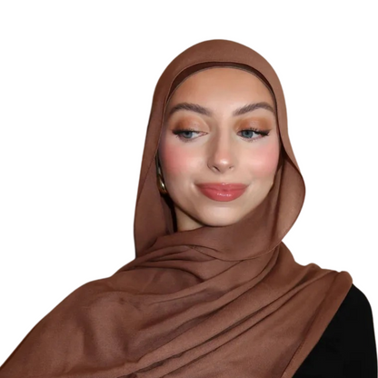 Hijab Modal Royal - Bruna & Beigea Färger