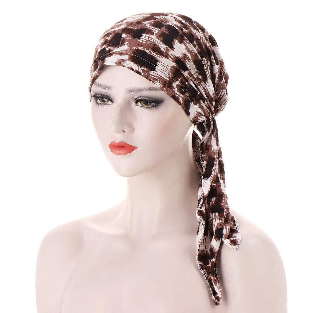 Knytbar Turban för Kvinna – Elegant & Bekväm